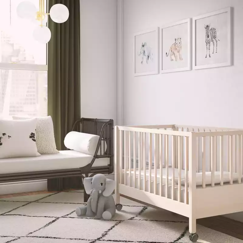Modern, Scandinavian Nursery Design by Havenly Interior Designer Jacqueline