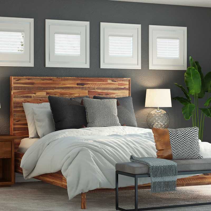 Farmhouse, Rustic Bedroom Design by Havenly Interior Designer Austin