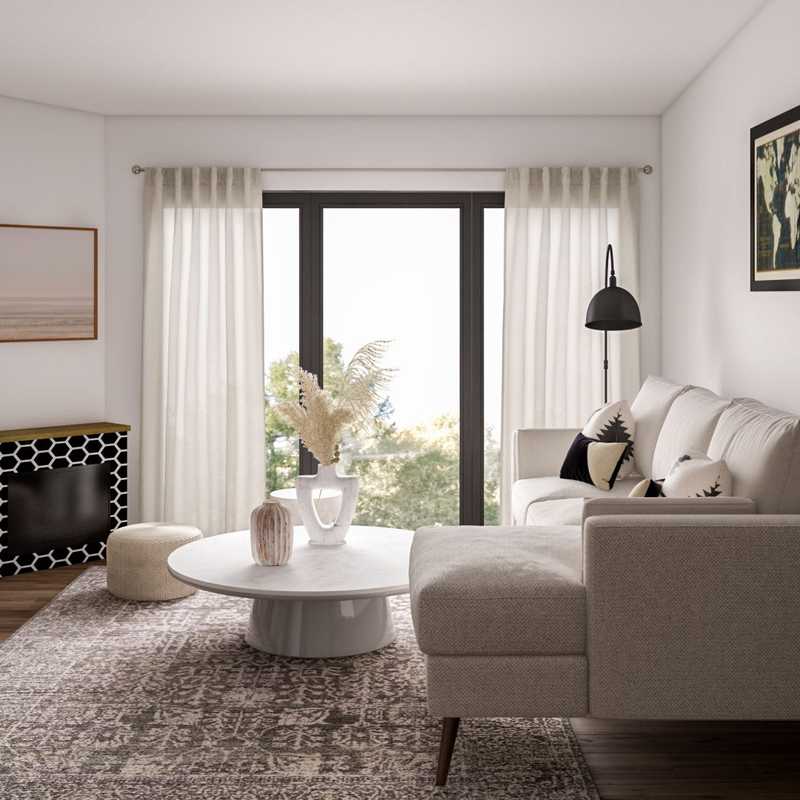 Modern, Scandinavian Living Room Design by Havenly Interior Designer Rebecca
