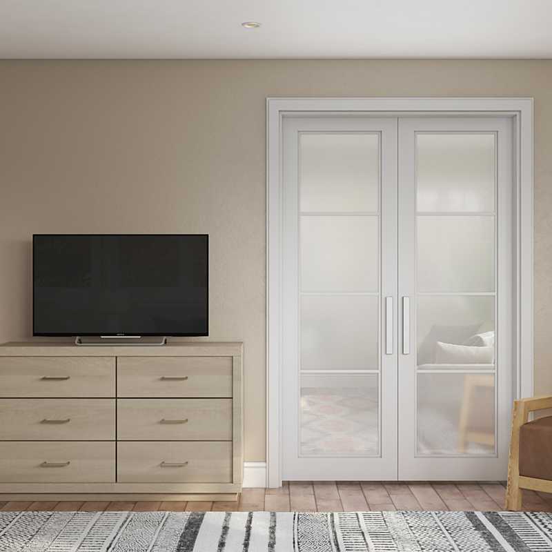 Bohemian, Scandinavian Bedroom Design by Havenly Interior Designer Haley