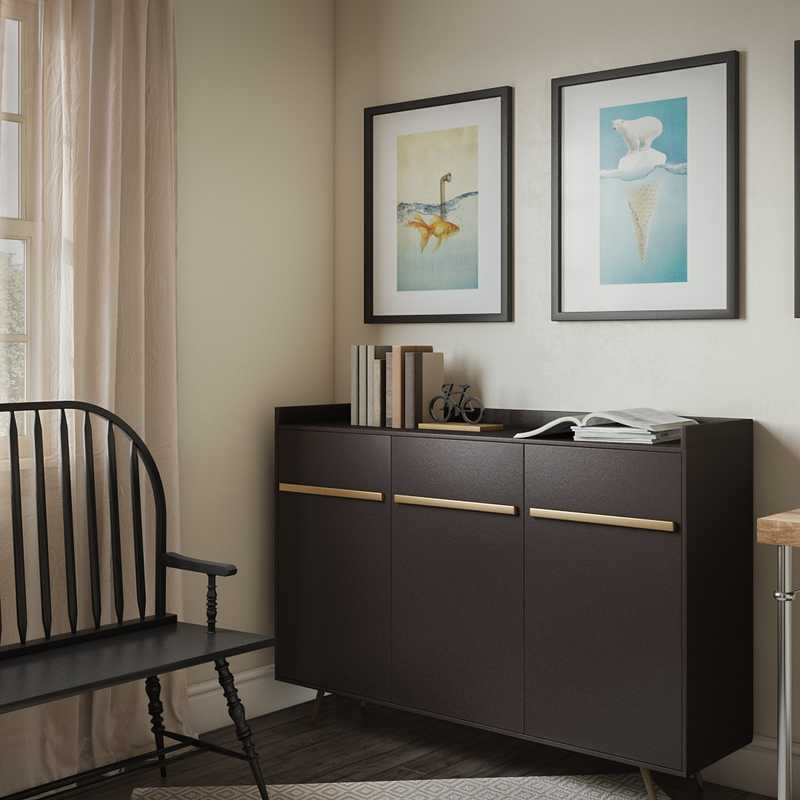 Modern, Farmhouse Office Design by Havenly Interior Designer Allison