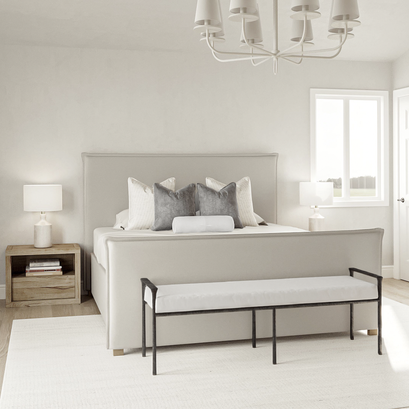 Classic, Coastal, Rustic Bedroom Design by Havenly Interior Designer Katherine