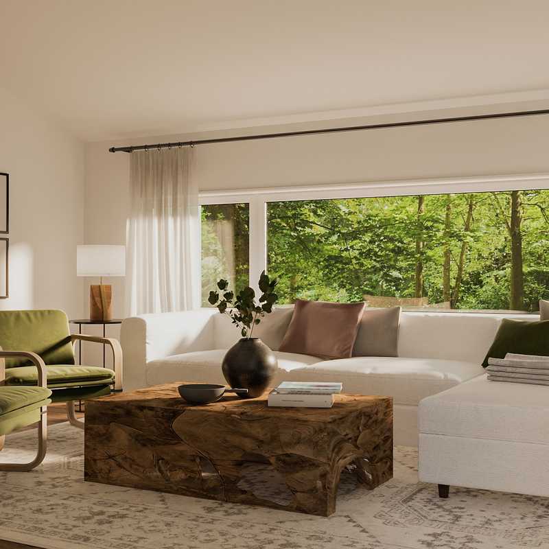 Eclectic, Global Living Room Design by Havenly Interior Designer Nicole