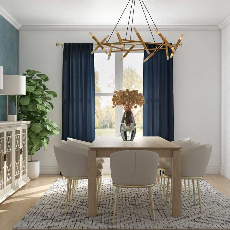 Contemporary, Bohemian, Traditional Dining Room Design by Havenly Interior Designer Mariela