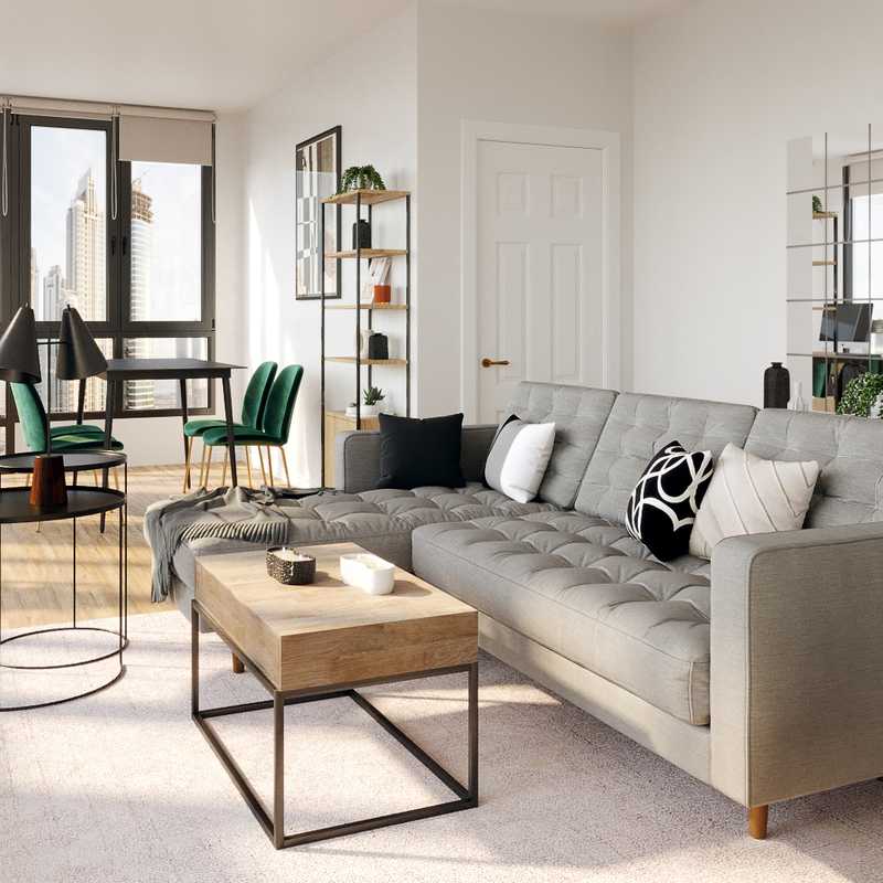 Minimal, Scandinavian Living Room Design by Havenly Interior Designer Priscila