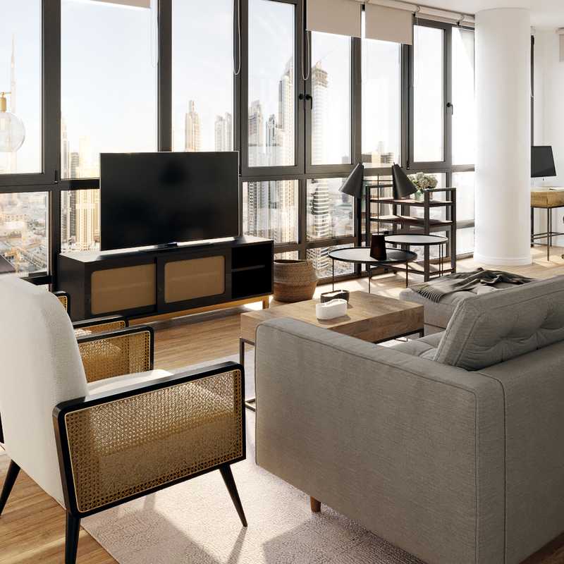 Minimal, Scandinavian Living Room Design by Havenly Interior Designer Priscila