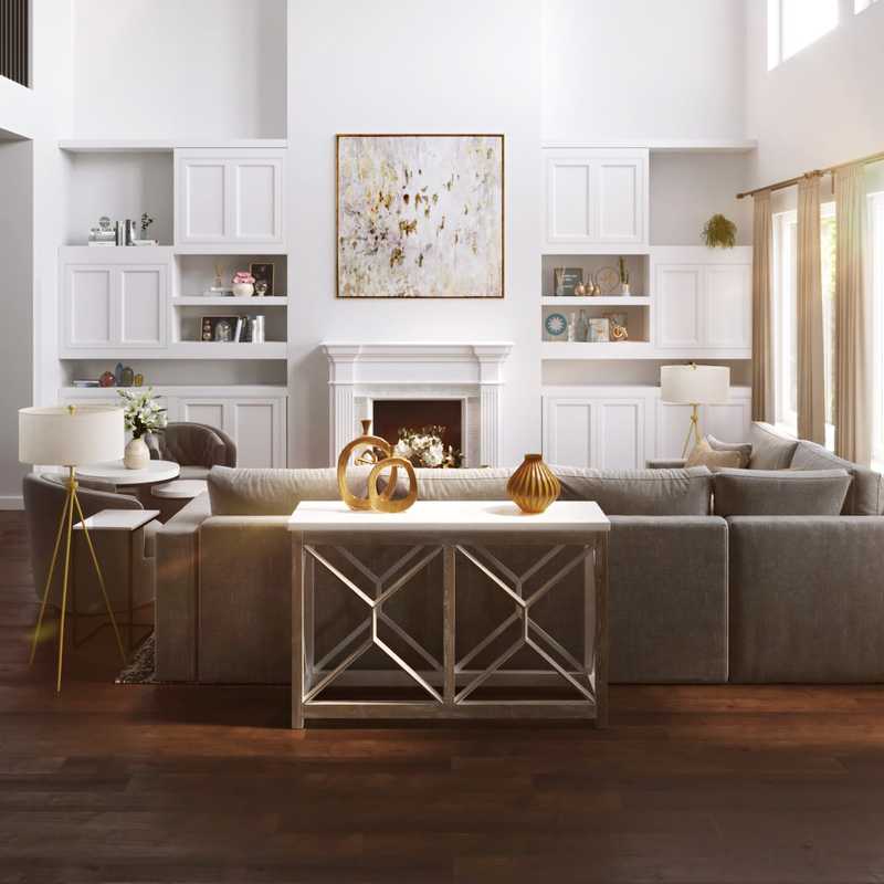 Living Room Design by Havenly Interior Designer Noorulain