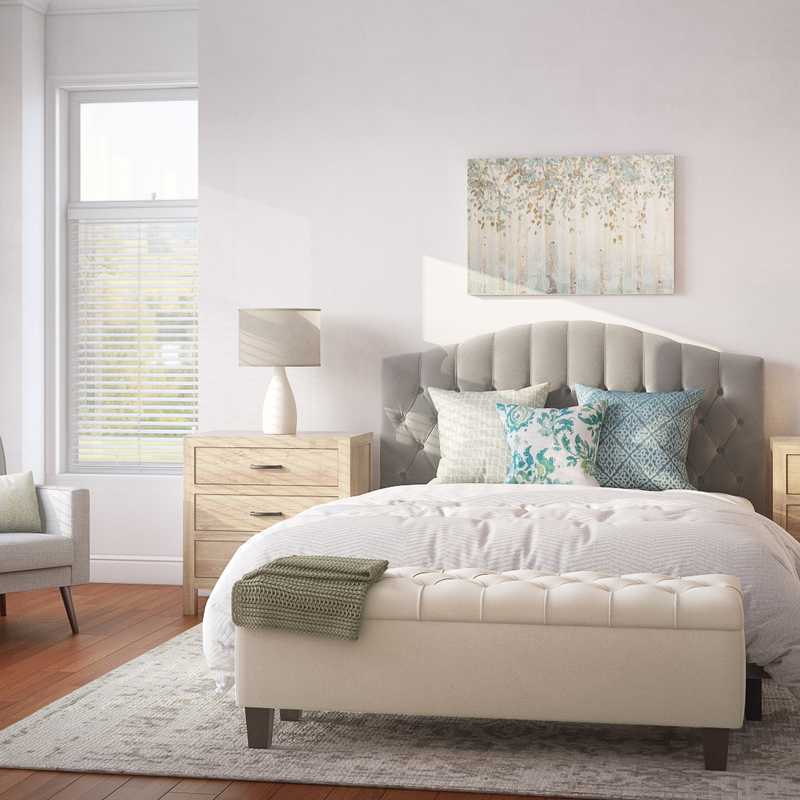 Modern, Classic, Coastal Bedroom Design by Havenly Interior Designer Christina