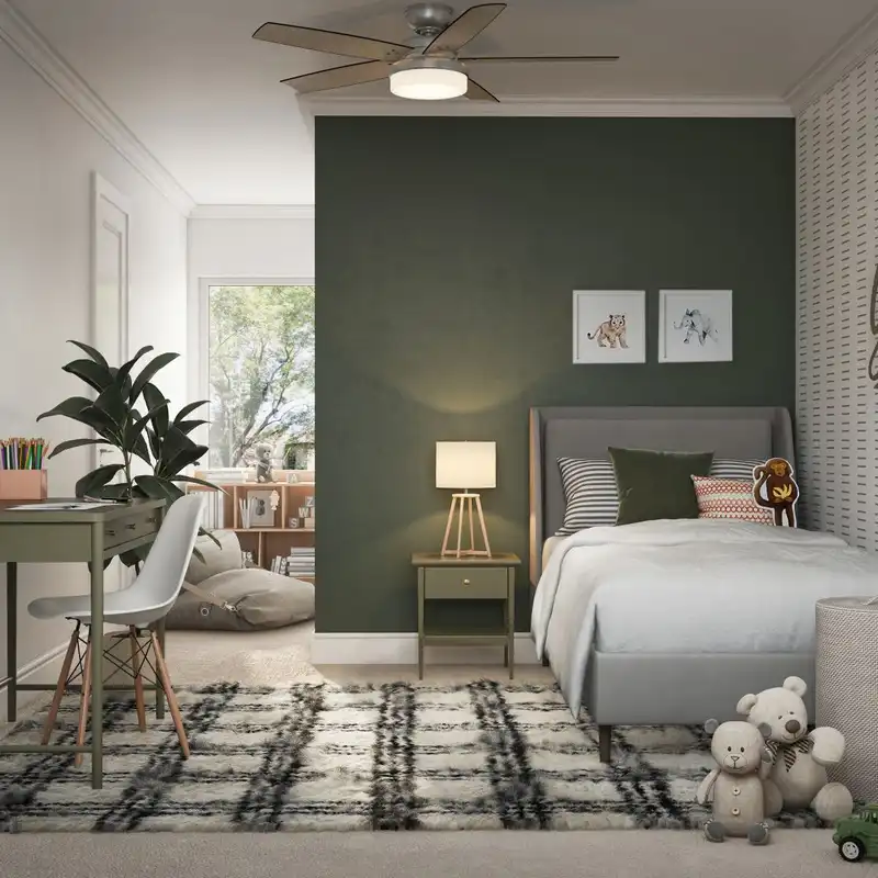 Modern, Transitional Bedroom Design by Havenly Interior Designer Astrid
