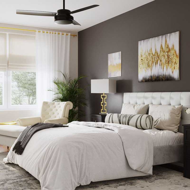 Classic, Glam Bedroom Design by Havenly Interior Designer Sara