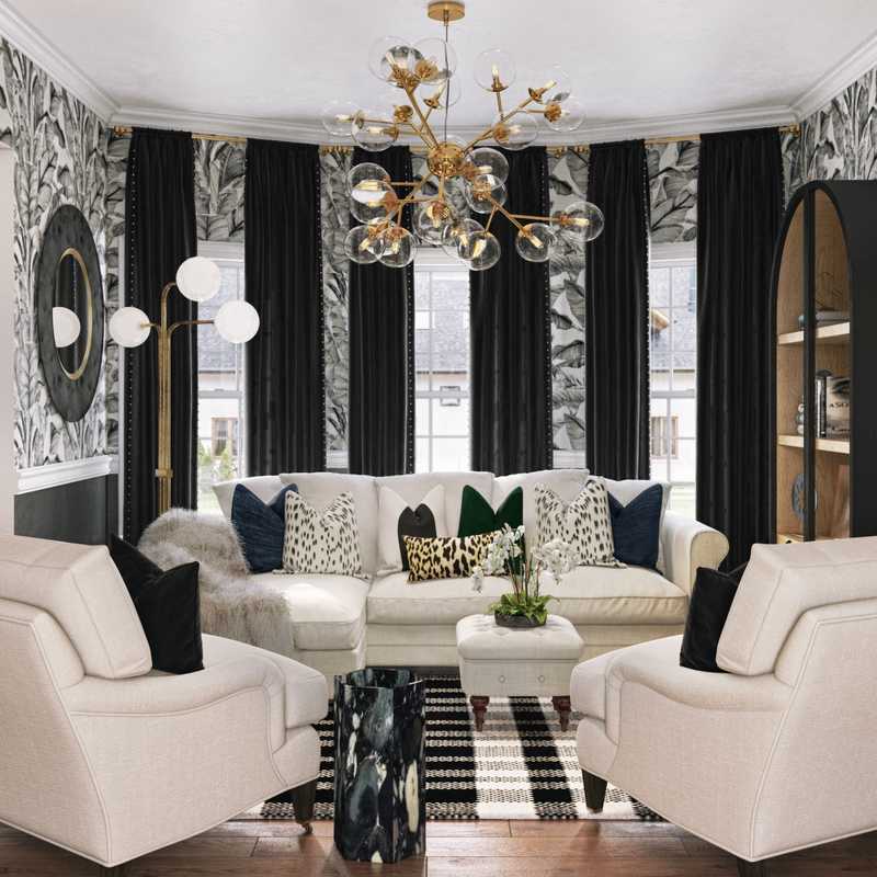 Contemporary, Modern, Glam Dining Room Design by Havenly Interior Designer Melisa