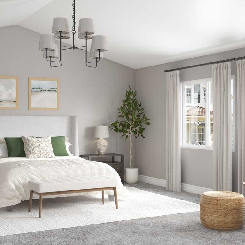 Contemporary, Bohemian Bedroom Design by Havenly Interior Designer Anny
