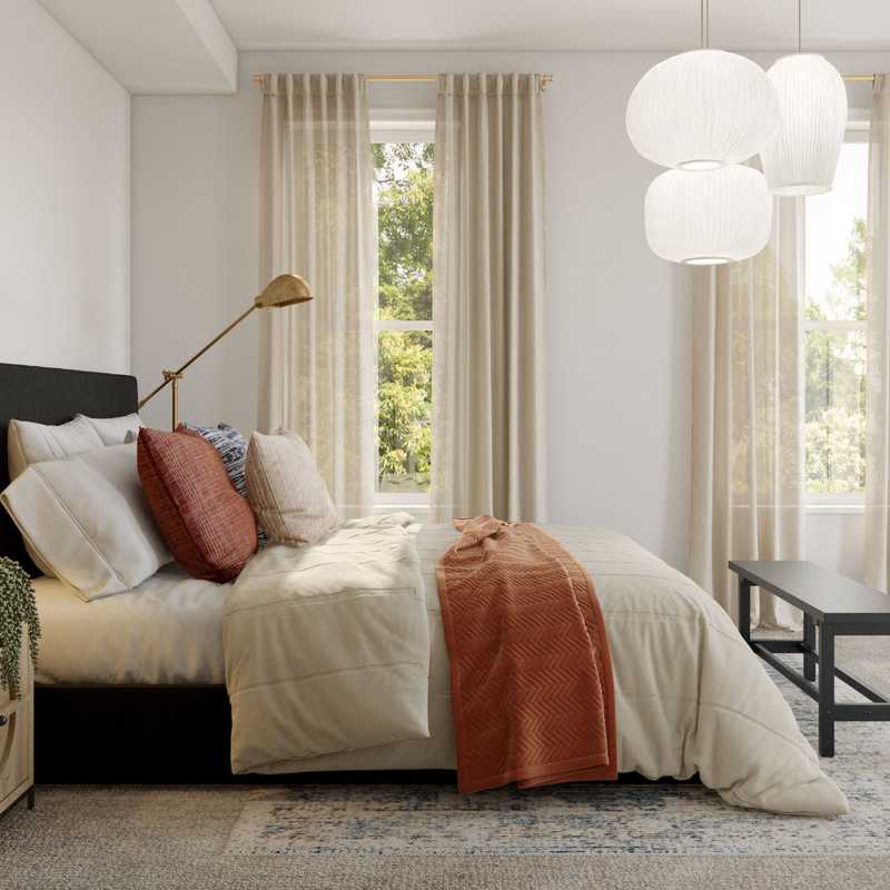 Bohemian, Global, Scandinavian Bedroom Design by Havenly Interior Designer Nicole