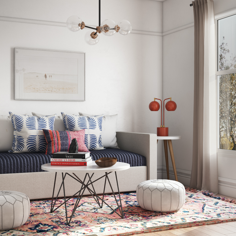 Modern, Bohemian, Global Bedroom Design by Havenly Interior Designer Brea