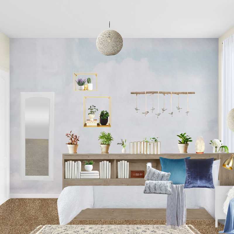 Eclectic Bedroom Design by Havenly Interior Designer Katherine