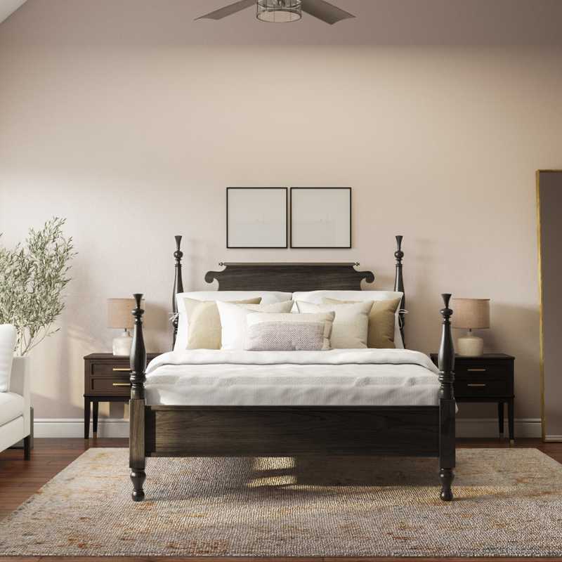 Transitional, Global Bedroom Design by Havenly Interior Designer Astrid