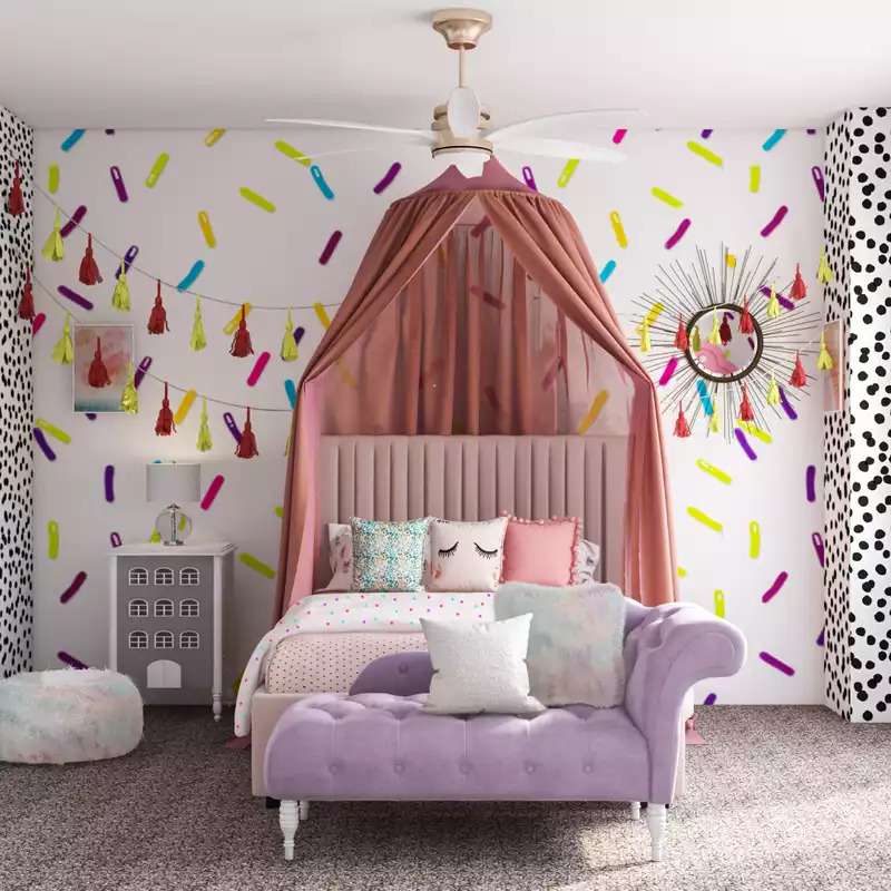 Preppy Bedroom Design by Havenly Interior Designer Samantha