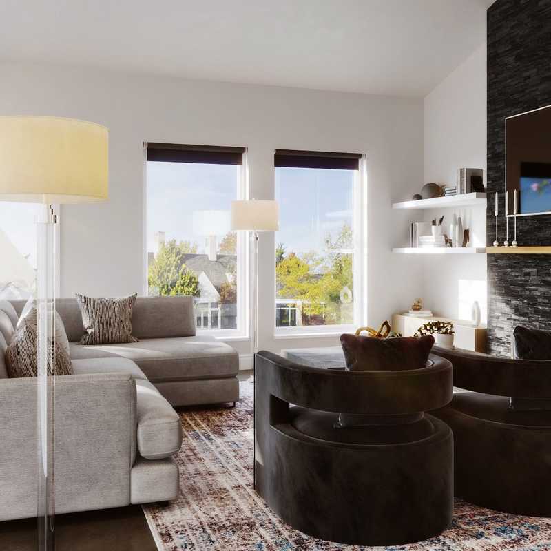 Living Room Design by Havenly Interior Designer Noorulain