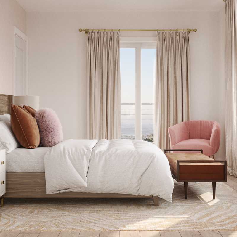 Eclectic, Bohemian, Glam Bedroom Design by Havenly Interior Designer Mariela