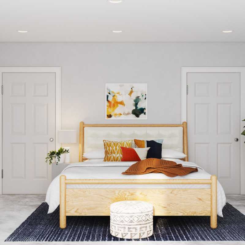 Modern, Bohemian Bedroom Design by Havenly Interior Designer Maria