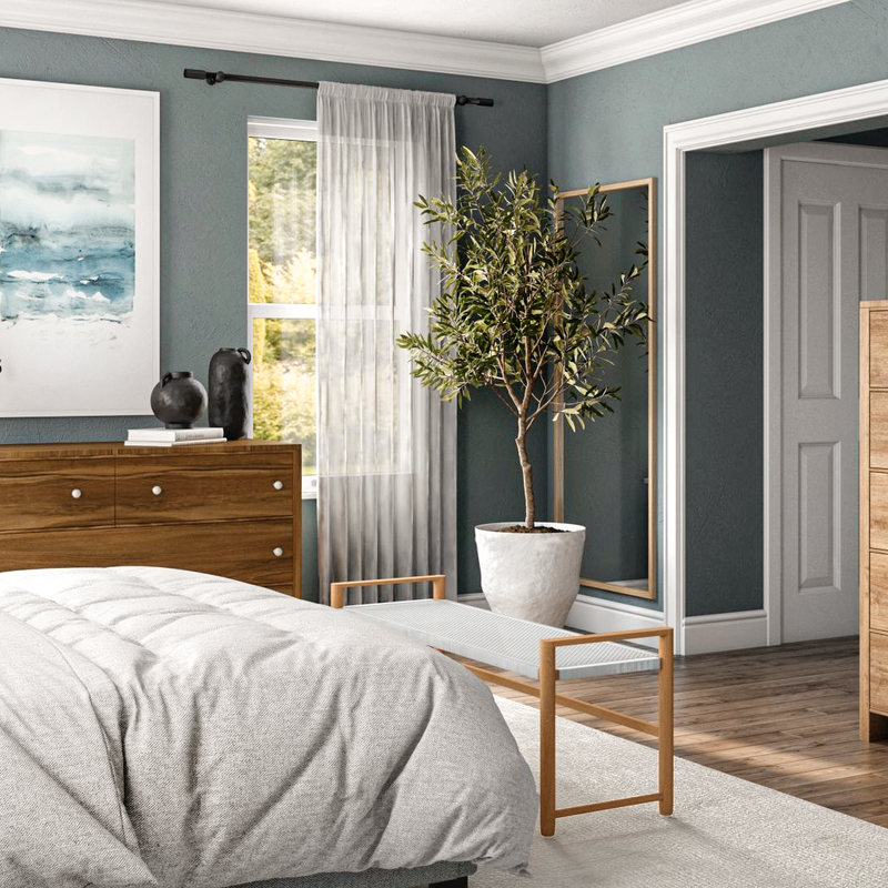 Coastal Bedroom Design by Havenly Interior Designer Mariel