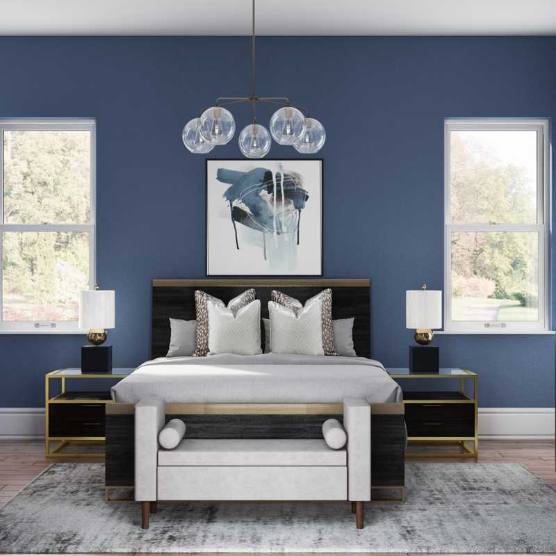 Modern, Glam Bedroom Design by Havenly Interior Designer Marisol