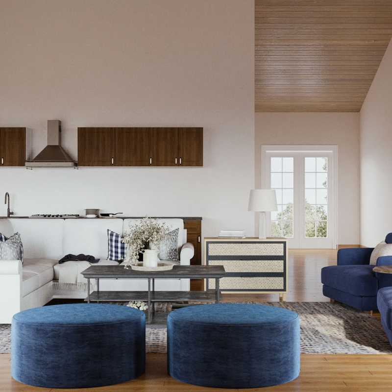 Modern, Classic Living Room Design by Havenly Interior Designer Helene
