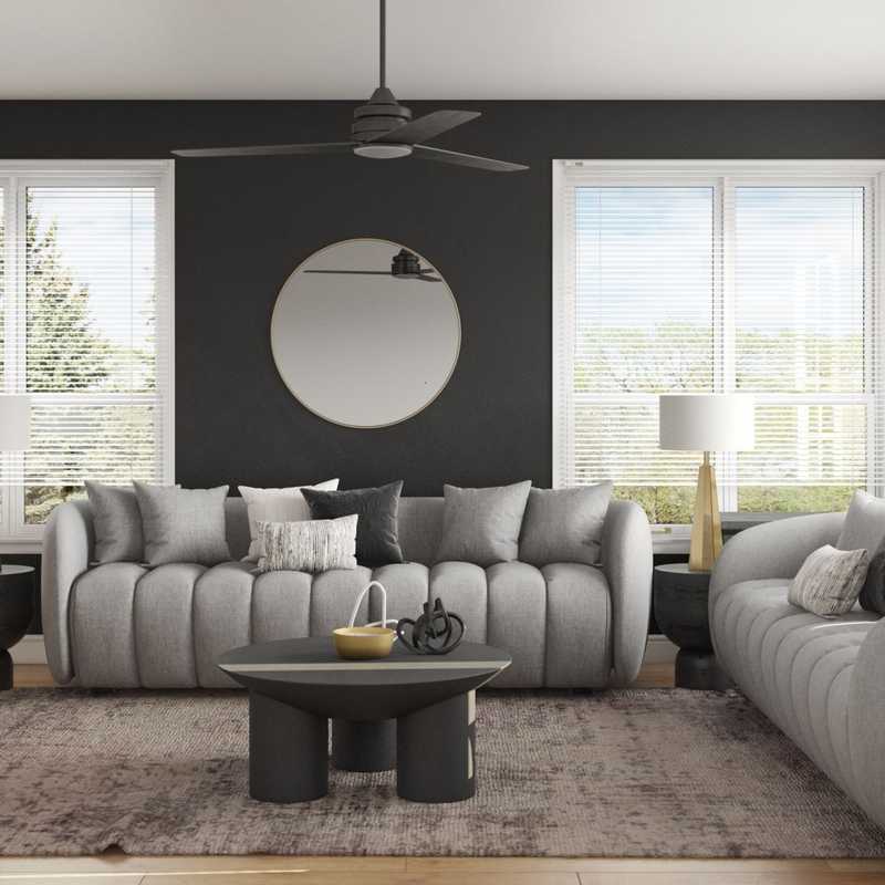 Minimal, Scandinavian Living Room Design by Havenly Interior Designer Emmanuel