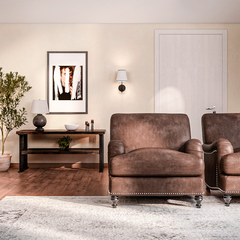 Classic, Transitional Living Room Design by Havenly Interior Designer Mariel