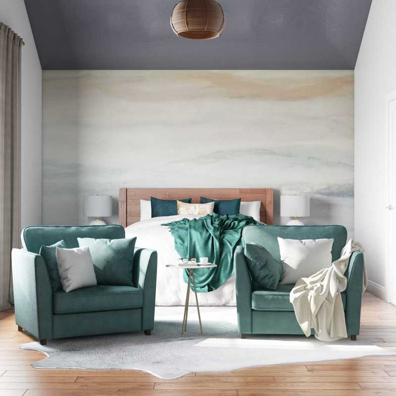 Contemporary, Modern, Rustic Bedroom Design by Havenly Interior Designer Freddi