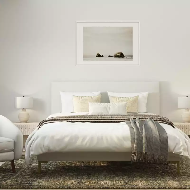 Contemporary, Rustic, Transitional, Minimal Bedroom Design by Havenly Interior Designer Daniela