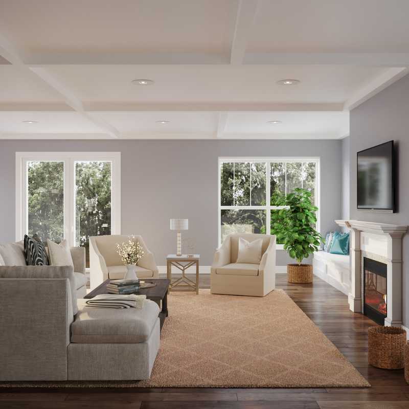 Classic Living Room Design by Havenly Interior Designer Sara