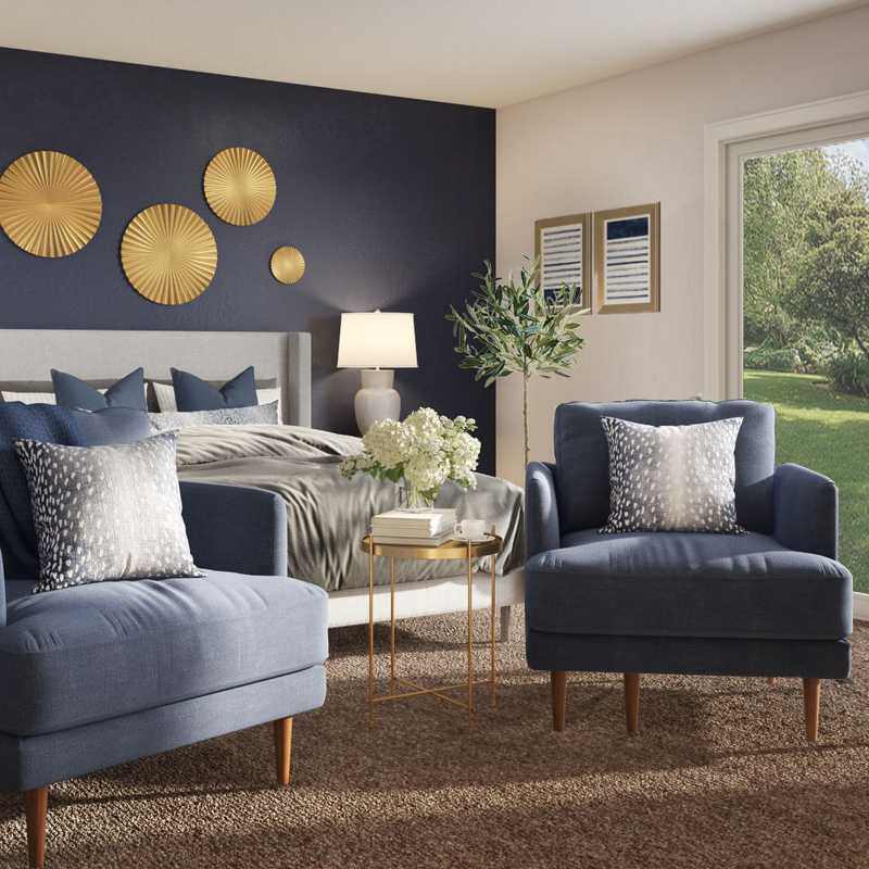 Contemporary, Modern Bedroom Design by Havenly Interior Designer Ana