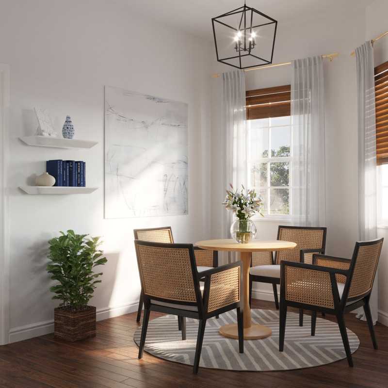 Modern, Coastal Dining Room Design by Havenly Interior Designer Julia