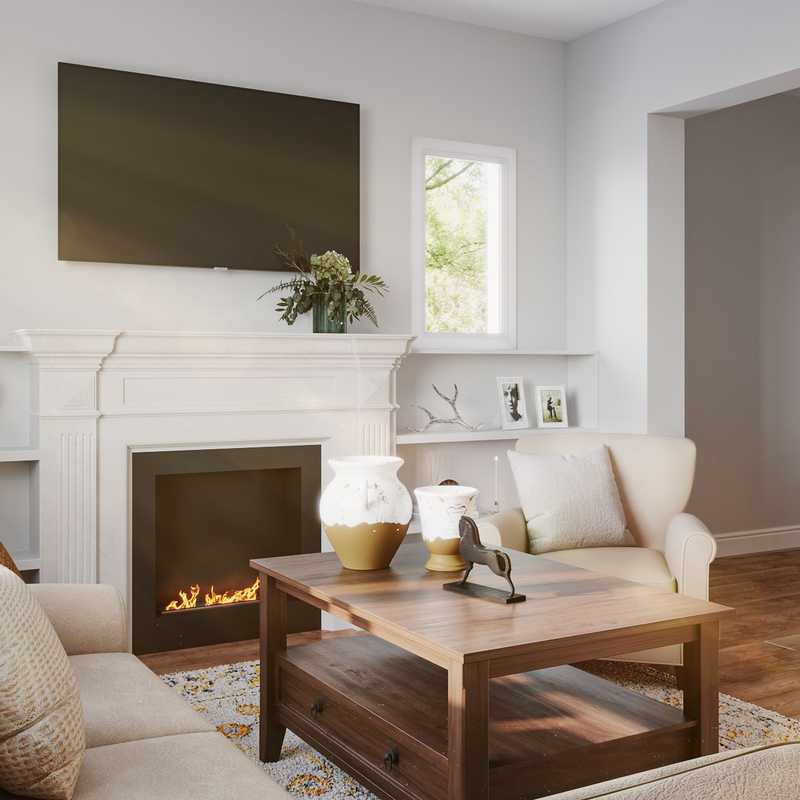 Traditional Living Room Design by Havenly Interior Designer Mariel