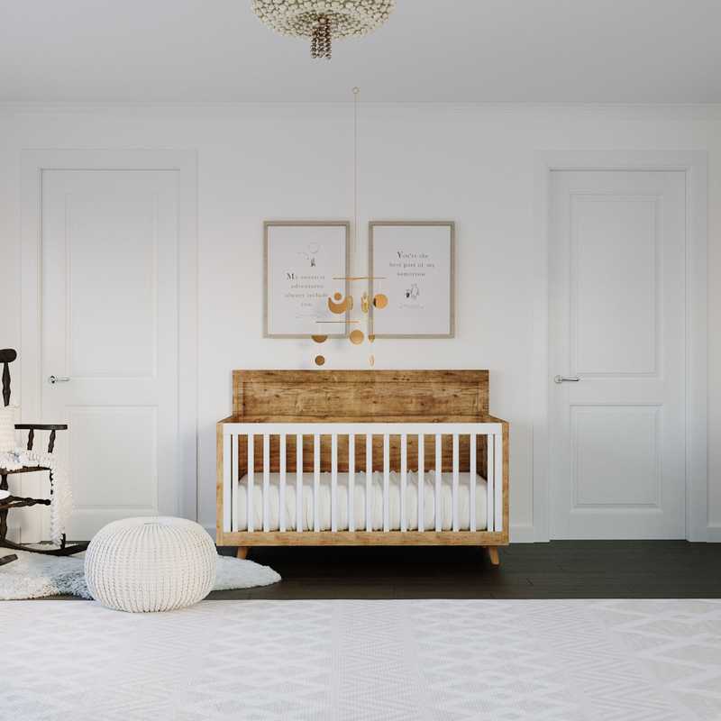 Modern, Bohemian Nursery Design by Havenly Interior Designer Astrid