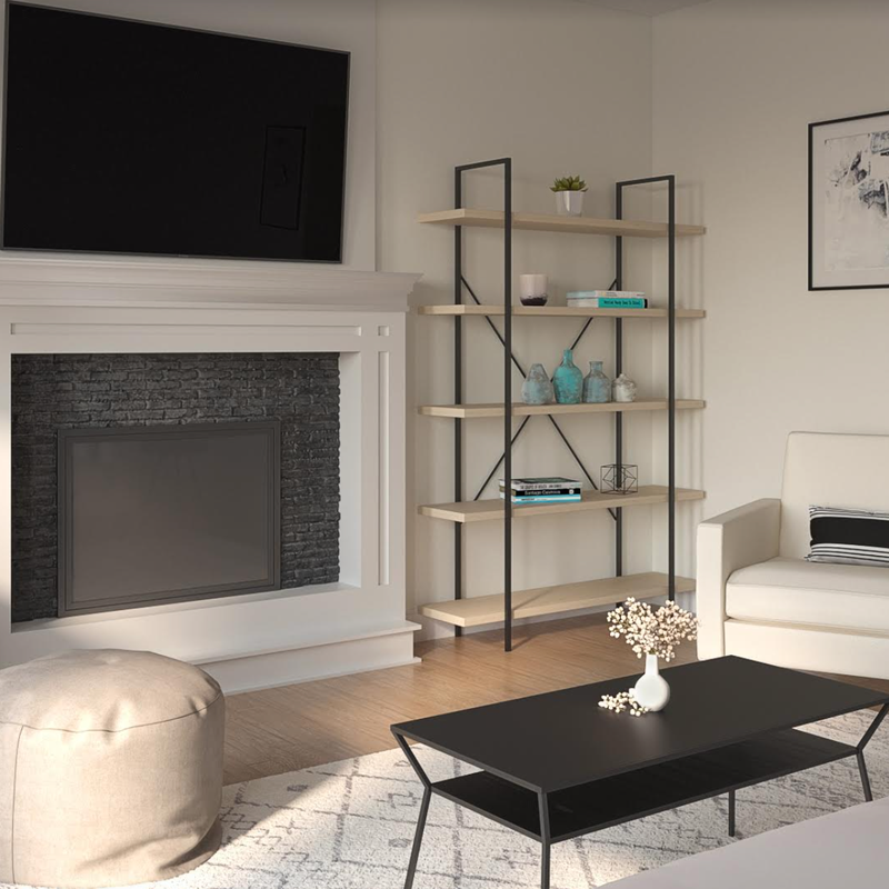Modern, Eclectic, Bohemian, Scandinavian Living Room Design by Havenly Interior Designer Jackie