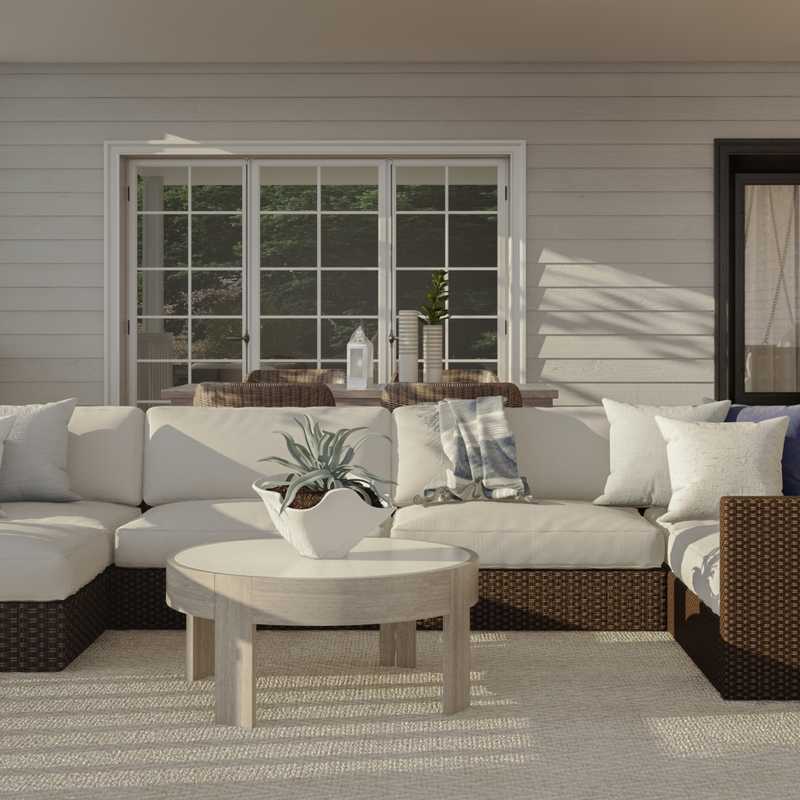 Coastal Outdoor Space Design by Havenly Interior Designer Elizabeth