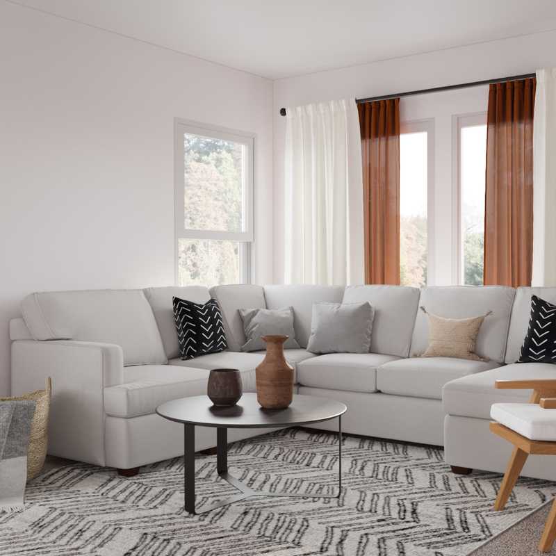 Modern, Minimal, Scandinavian Living Room Design by Havenly Interior Designer Gabriella