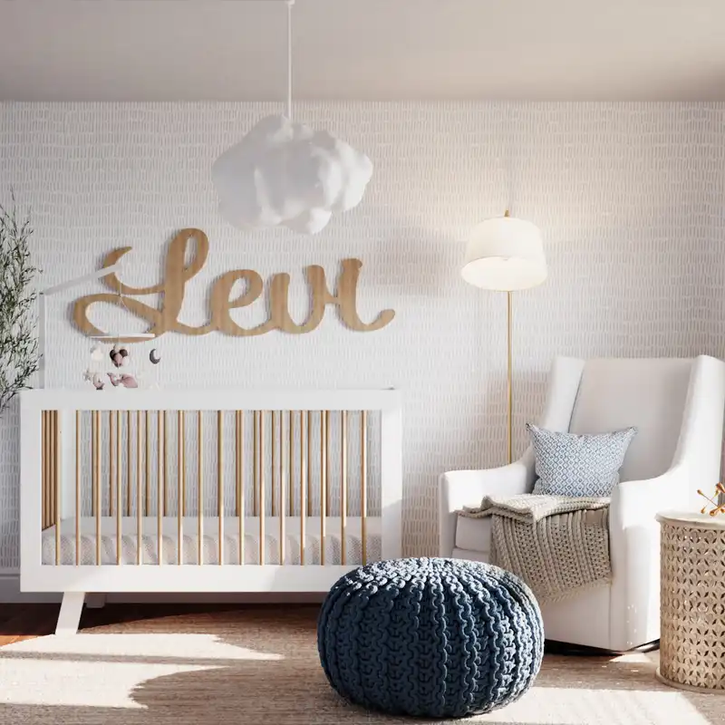 Classic Contemporary Nursery Design by Havenly Interior Designer Anny