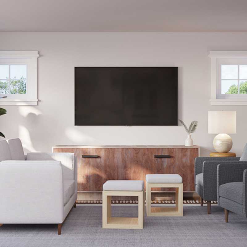 Modern, Classic Living Room Design by Havenly Interior Designer Sarah