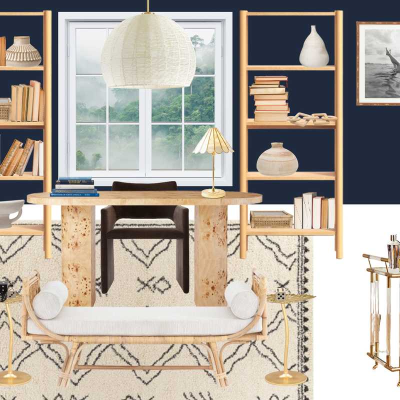 Eclectic, Bohemian, Glam, Vintage, Global  Design by Havenly Interior Designer Kennedy