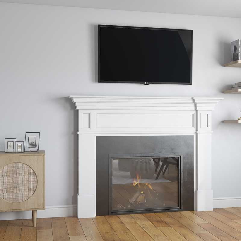 Classic, Midcentury Modern Living Room Design by Havenly Interior Designer Caroline