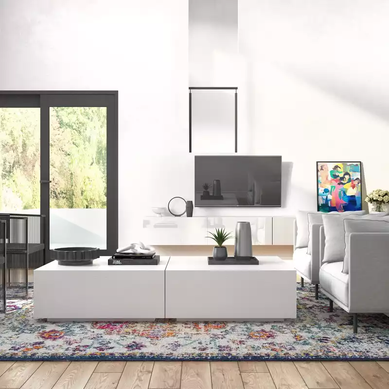 Modern, Glam Living Room Design by Havenly Interior Designer Marlene