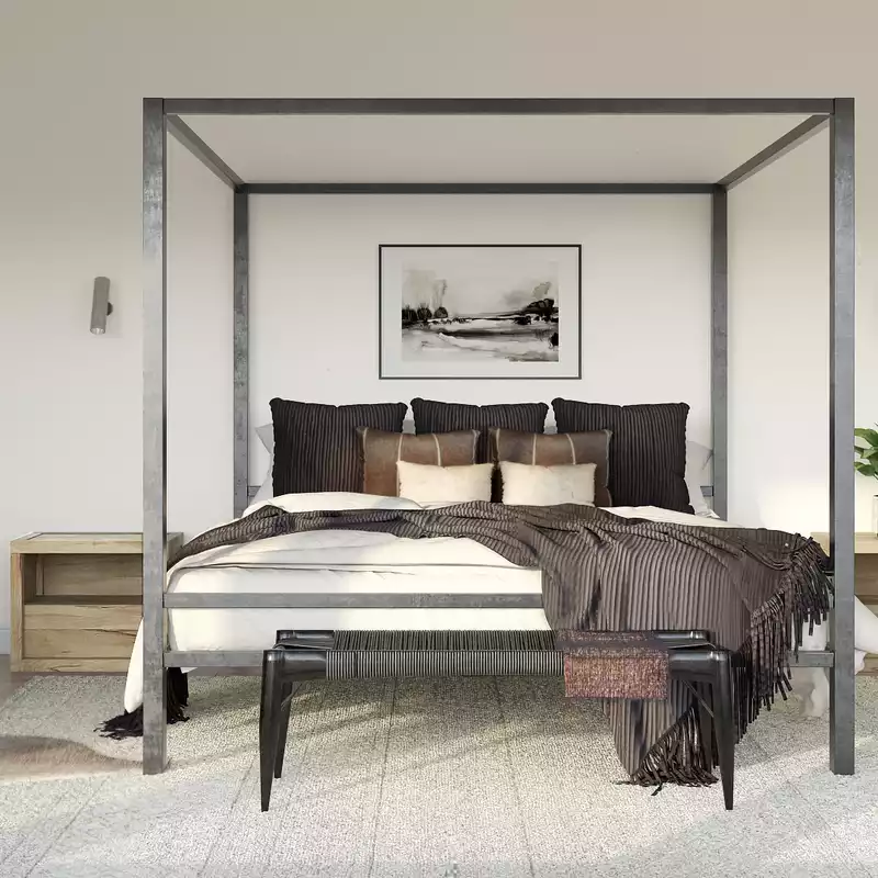 Modern, Classic, Rustic, Minimal, Scandinavian Bedroom Design by Havenly Interior Designer Stacy