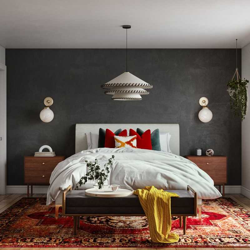 Eclectic, Bohemian, Global Bedroom Design by Havenly Interior Designer Astrid