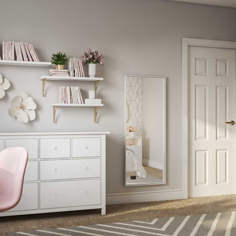Classic, Glam Bedroom Design by Havenly Interior Designer Kelsey
