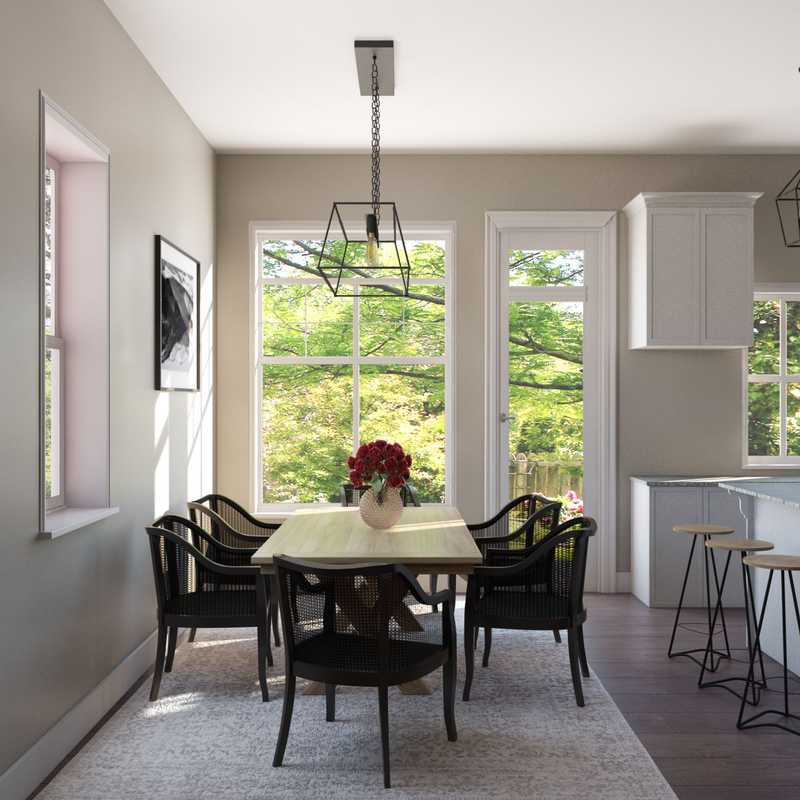 Modern, Farmhouse Dining Room Design by Havenly Interior Designer Mariel