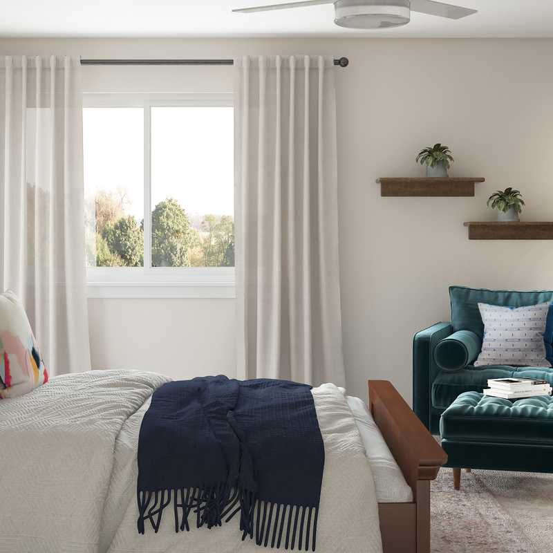 Modern, Classic, Coastal Bedroom Design by Havenly Interior Designer Ashley