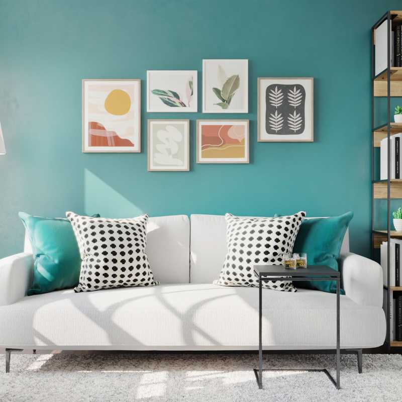 Farmhouse, Scandinavian Office Design by Havenly Interior Designer Juliana
